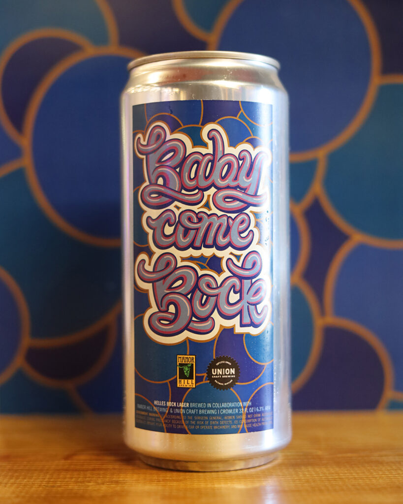 Union Craft Brewing Beer Release: Baby Come Back – Manor Hill Collab 